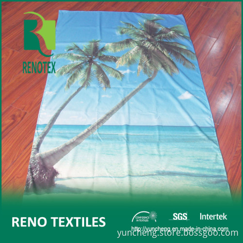 Microfiber Soft Quick Dry Printed Beach Towel (YRTW203)